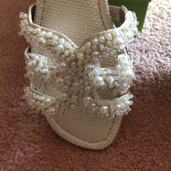 Sam Edelman beautiful flats with bead and pearls - Picture 12 of 15